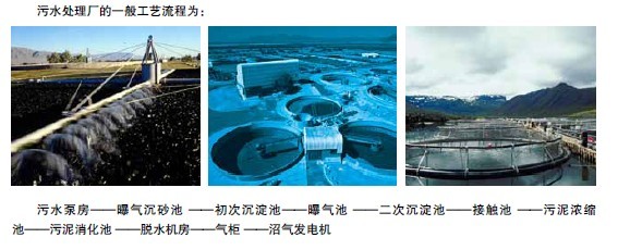 污水廠有毒氣體產生流程圖